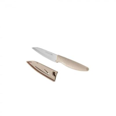 Brio Cutit Turist Inox Lama 9cm cu teaca protectie Crem 102653