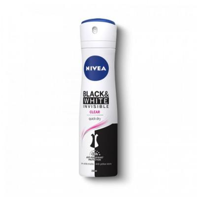 Nivea Deodorant antiperspirant spray 150ml Black White Clear
