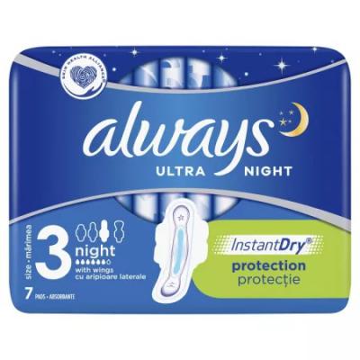 Always Absorbante Ultra Night 7 Buc/set