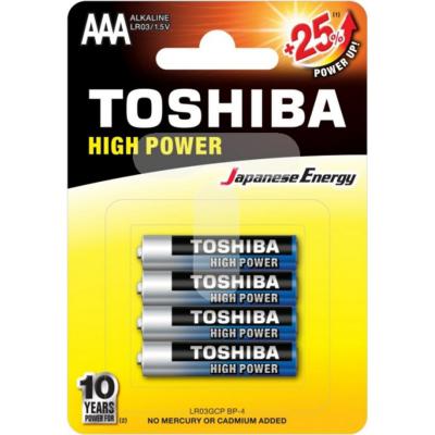 Toshiba Baterie Alkalina R3 AAA 4Buc/Set