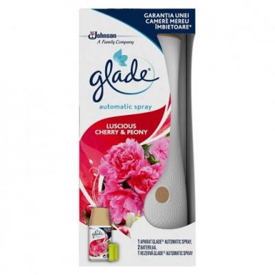 Glade Automatic Aparat Odorizant 269 ml Cherry&amp;Peony