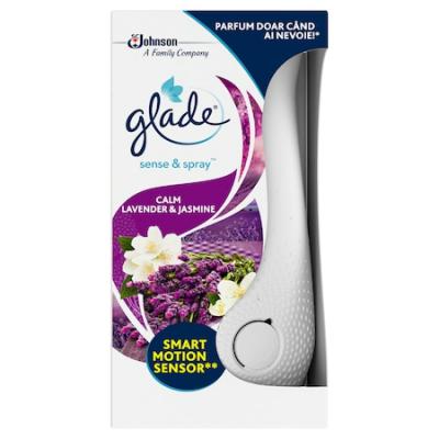 Glade Sense &amp; Spray Aparat Odorizant pentru camera 18ml Lavanda