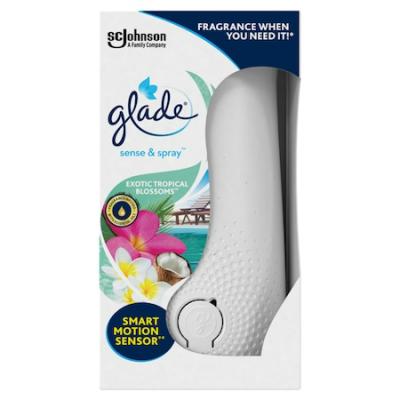 Glade Sense &amp; Spray Aparat Odorizant pentru camera 18ml Exotic Tropical Blossoms