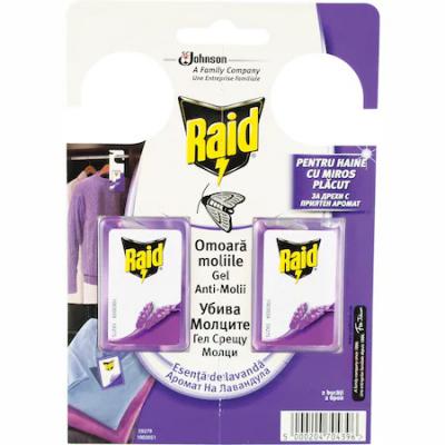 Raid Antimolii Gel 2Buc/Set Lavanda