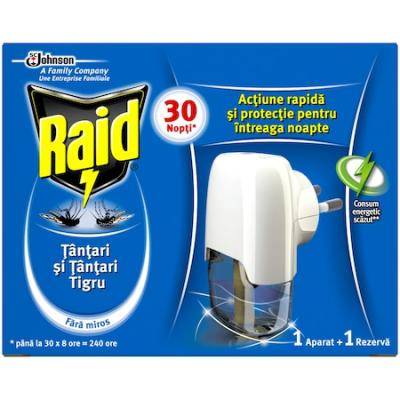 Raid Aparat Electric + Rezerva Lichida 21ml
