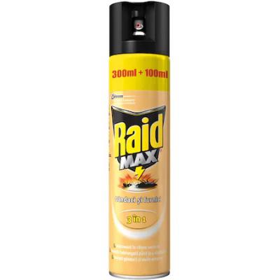 Raid Spray Max 300 ml + 100 ml Taratoare