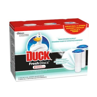 Duck Fresh Odorizant toaleta Disk Rezerva 2X36g Eucalipt