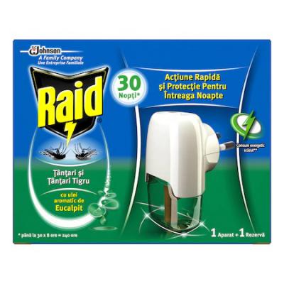 Raid Aparat Electric Lichid Eucalipt 30 nopti 21 ml