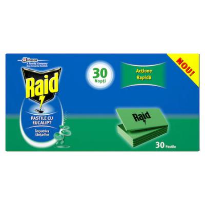 Raid Pastile Antitantari Eucalipt 30Buc/Set