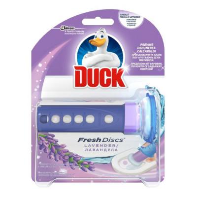 Duck Fresh Odorizant toaleta aparat cu gel Fresh Discs 36 ml Lavanda