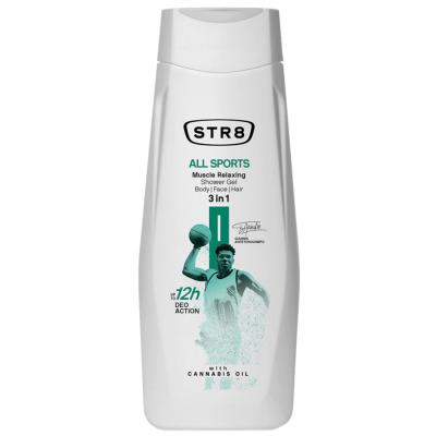 Str8 Gel Dus 400ml 3In1 All Sports