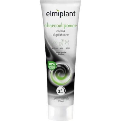 Elmiplant Crema Depilatoare  Rapida 150ml Charcoal Power pentru corp