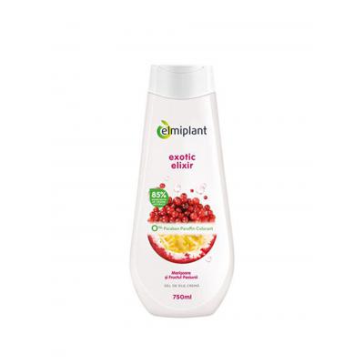 Elmiplant Gel Dus Crema 750ml Exotic Elixir Merisoare&amp; Fructul Pasiunii