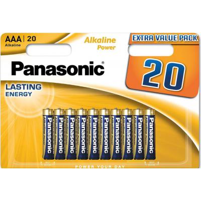 Panasonic Baterie Alkalina Power LR03 AAA 20Buc/Set