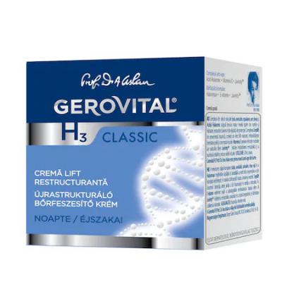 Gerovital Crema restructuranta 50ml Lift H3 Classic Noapte