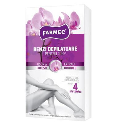 Farmec Benzi Depilatoare 14Buc/Set Orhidee pentru piele sensibila