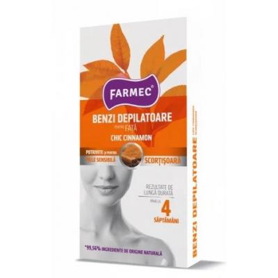 Farmec Benzi Depilatoare Fata 20Buc/Set Chic Scortisoara