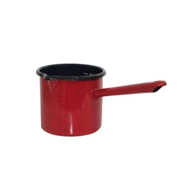Ibric Emailat 12cm Rosu 1L