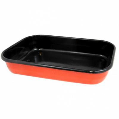 Tava Emailata Friptura 32Cm Rosu