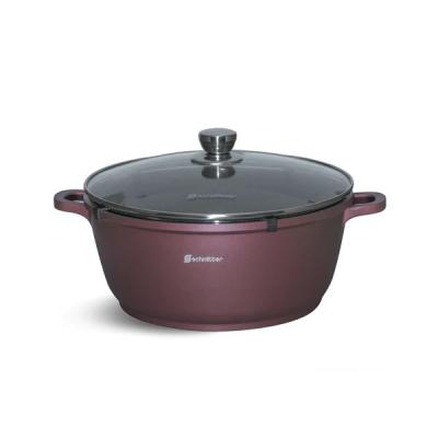 Schmitter Oala Antiaderenta cu capac din sticla 20X9cm 2.5L