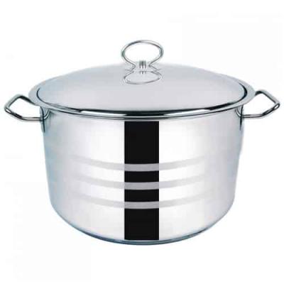 Schmitter HCM Oala Inox Profesionala Semiadanca cu capac inox 34X23CM 21L