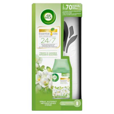 Air Wick Odorizant FRESHMATIC Aparat + Rezerva 250Ml Frezie Si Iasomie