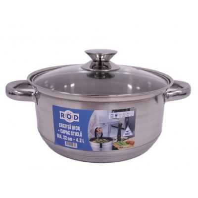 Rod Oala Inox 4.2L Cu Capac Sticla