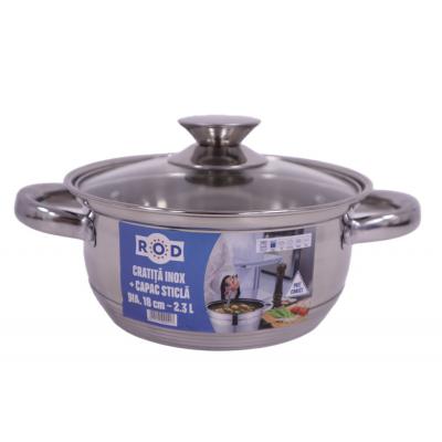 Rod Oala Inox 2.3L Cu Capac Sticla
