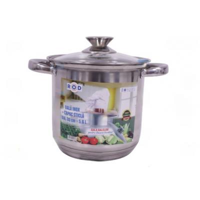 Rod Oala Inox 5.6L Cu Capac Sticla
