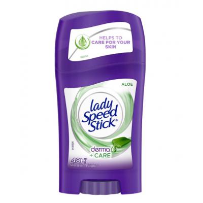 Lady Speed Stick Deodorant Antiperspirant Solid 45G Derma Care Aloe Sensitive