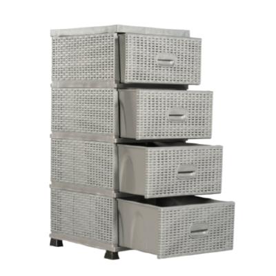 Sterk Dulap Ratan 4 Sertare 38x45x90cm