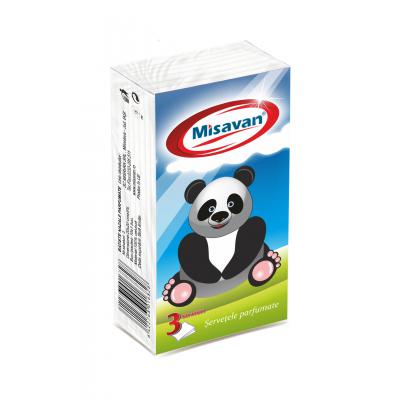 Misavan Batiste Nazale Parfumate 3 Straturi 10Buc/Set