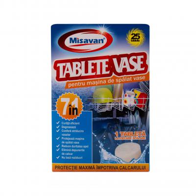 Misavan 7In1 Tablete Masina Spalat Vase 25Buc/Cutie