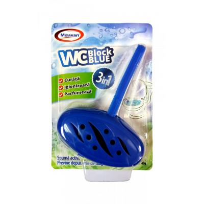 Misavan Wc Odorizant toaleta Block Blue 3in1 40G