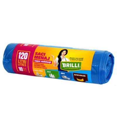 Misavan Brilli Saci Menaj 120L 10Buc/Set Albastru
