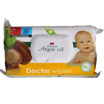 Doctor Wipes Servetele Umede 72Buc/Set Argan Oil