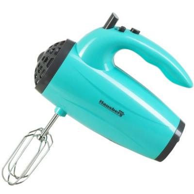 Hausberg Mixer, 300W, Motor Cupru, 5 viteze+turbo, Bleu HB-4119