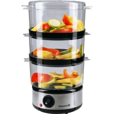 Hausberg Aparat Gatit Cu Aburi, 400W, Otel inoxidabil, Cronometru, 7.2L HB-1355