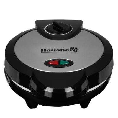 Hausberg Aparat Waffe, 1300W, 4 Compartimente, Placi Antiaderente, Led, Negru HB-3562
