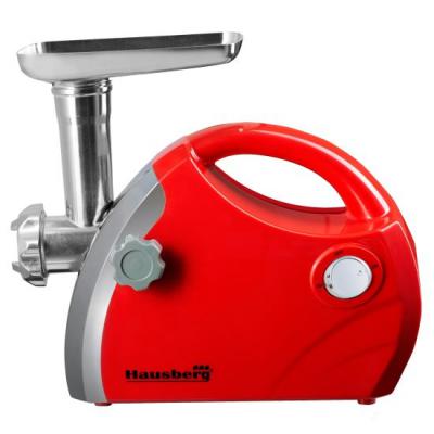 Hausberg Masina Tocat Electrica, 1800W, Motor Cupru, Lama Otel, 1 KG / min, Rosu HB-3430