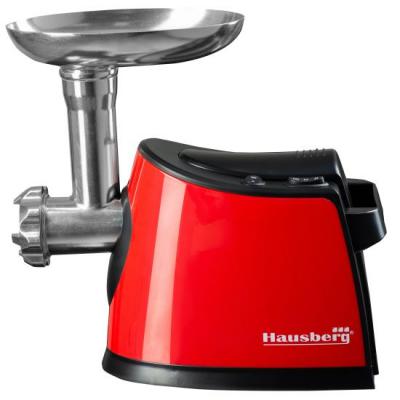 Hausberg Masina Tocat Electrica, 1600W, Motor Cupru, Lama Otel, 1 KG / min, Rosu HB-3440
