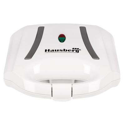 Hausberg Sandwich Maker, 800W, Placi Antiaderente, Led, Alb HB-3535