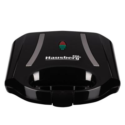 Hausberg Sandwich Maker, 800W, Placi Antiaderente, Led, Negru HB-3535