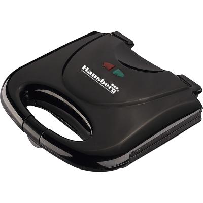 Hausberg Sandwich Maker, 750W, Placi Antiaderente, Led, Negru HB-3510