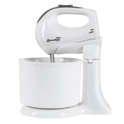 Hausberg Mixer Cu Bol, 350W, Motor Cupru, 5 viteze+turbo, Gri HB-3518