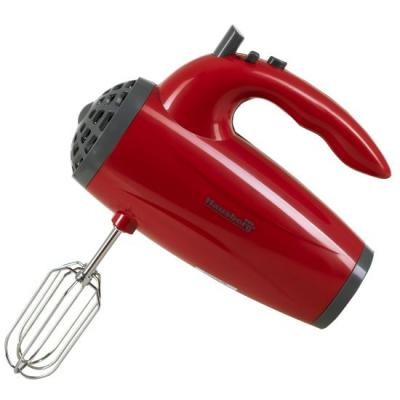 Hausberg Mixer, 300W, Motor Cupru, 5 viteze+turbo, Rosu HB-4119R