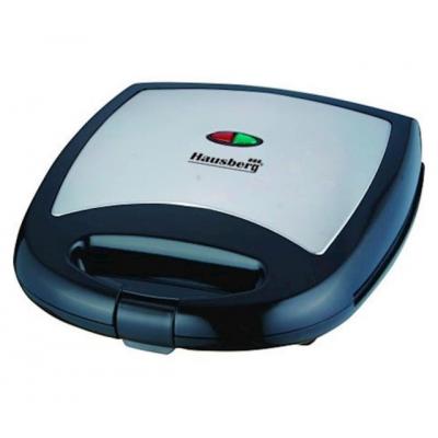 Hausberg Aparat Biscuiti, 1300W, Capacitate 13 Biscuiti, Placi Antiaderente, Negru HB-3563