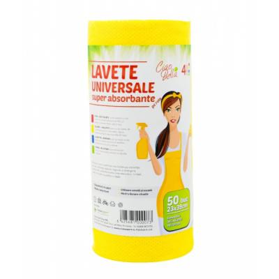 Ciao Bella Rola Lavete Universale 50 Buc/Set Galben