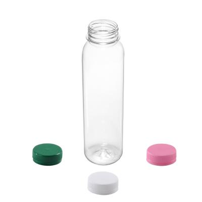 Sticla Pet D38Mm Rotunda 400Ml Cu Capac S3814