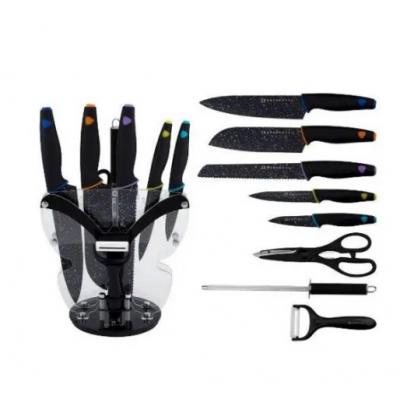 Edenberg Set Cutite Otel Inoxidabil 9piese cu Suport Rotativ EB-11061